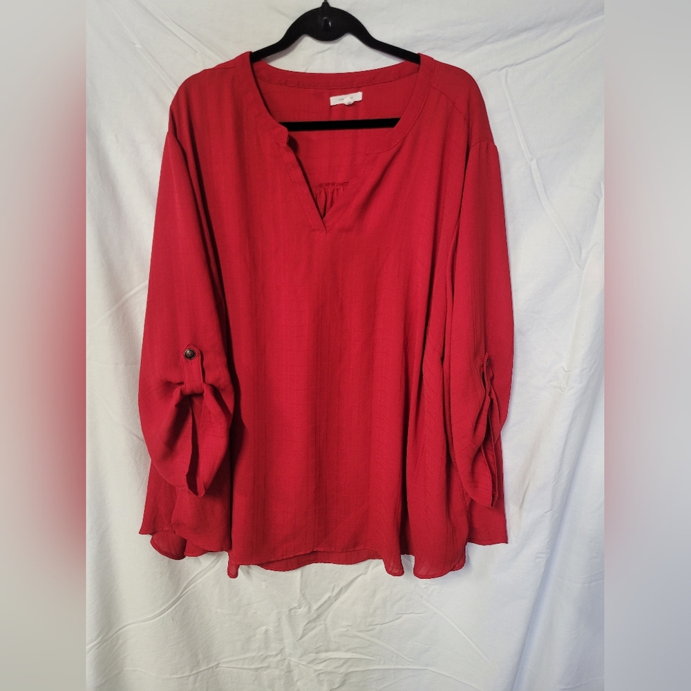 Maurices Women's Red Blouse